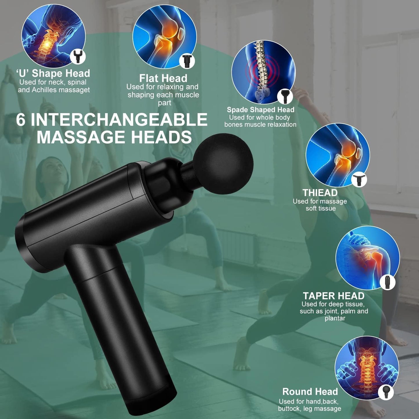 YOY™ Electric Gun – Muscle Massage Gun