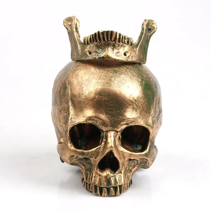 YOY™ Elegant Gold Skull Decor