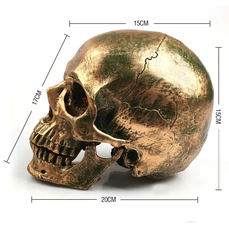 YOY™ Elegant Gold Skull Decor