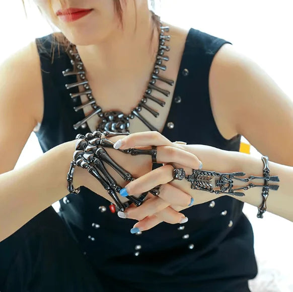 YOY™ Fashion Skull Bracelet & Ring