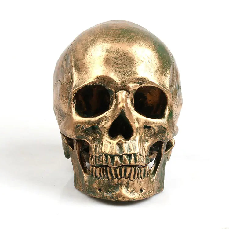 YOY™ Elegant Gold Skull Decor